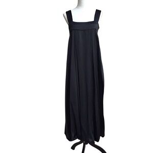Adolfo Dominguez Black Sleeveless Maxi Dress